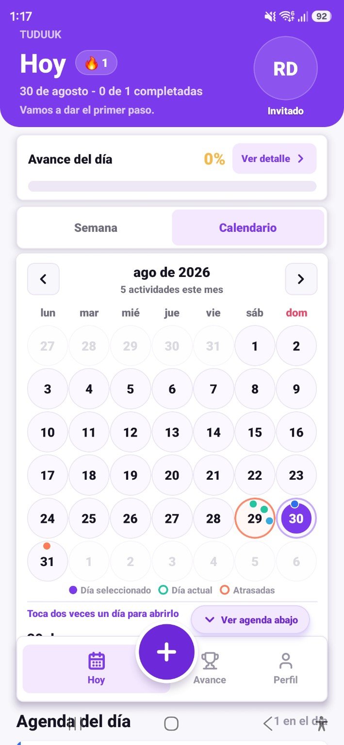 Calendario de TUDUUK